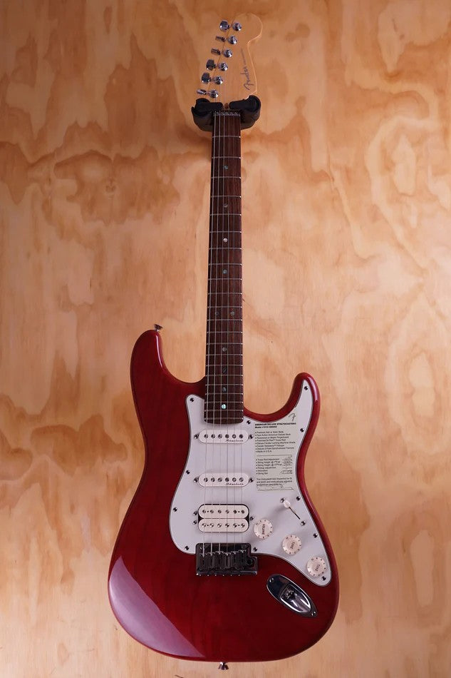 Fender American Deluxe Stratocaster, Trans Red, (Used)
