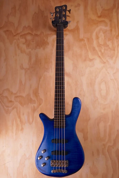 1998 Warwick Streamer, Ocean Blue, Left Handed, (Used)