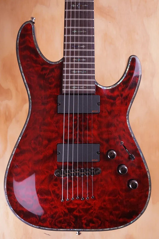 Schecter Hellraiser C‑7, Black Cherry, (Used)