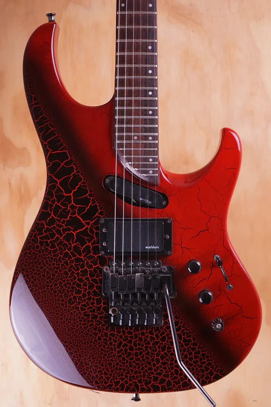 Washburn EC‑29 “Red Magma Crackle”, (Used)